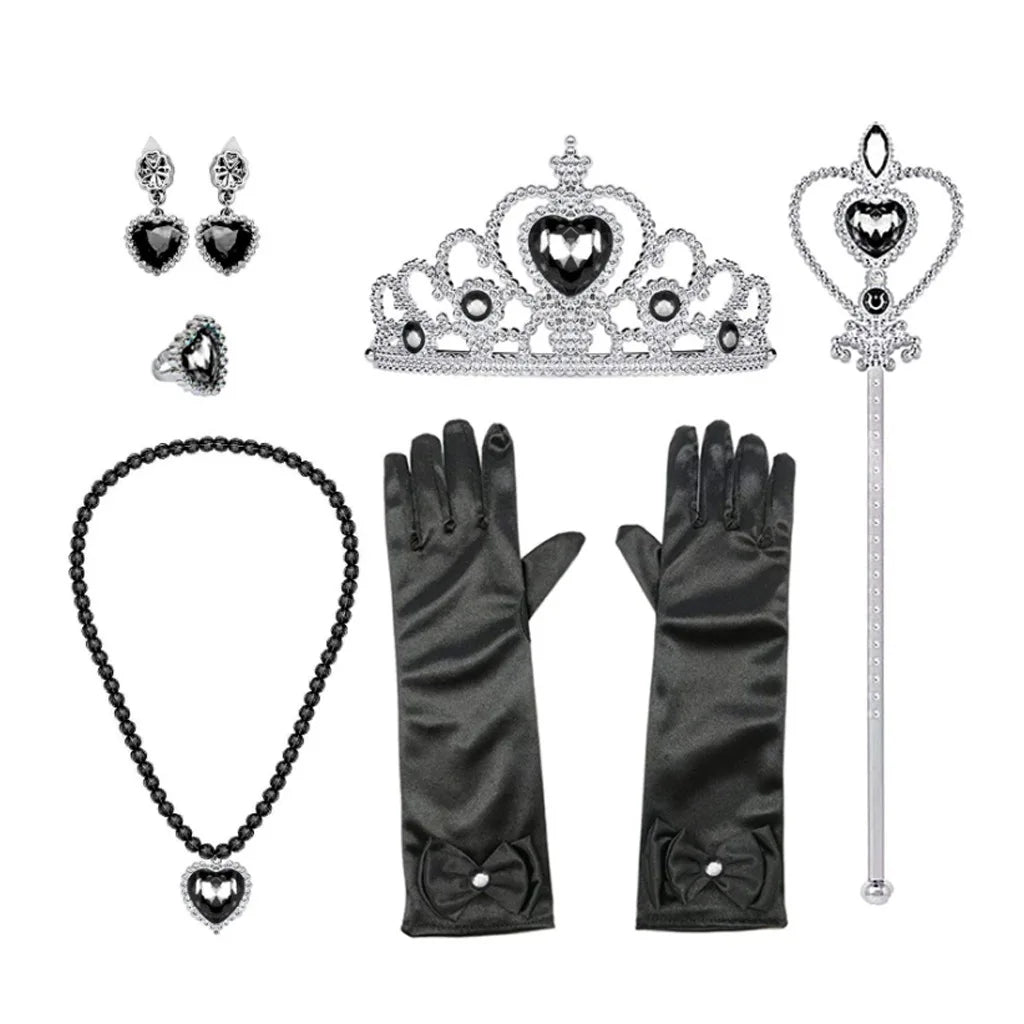 Halloween Costume for Kids Halloween Fantasy Vampire Costume Girls Long Tutu Dress Kids Carnival Outfit Gothic Feather Clothes